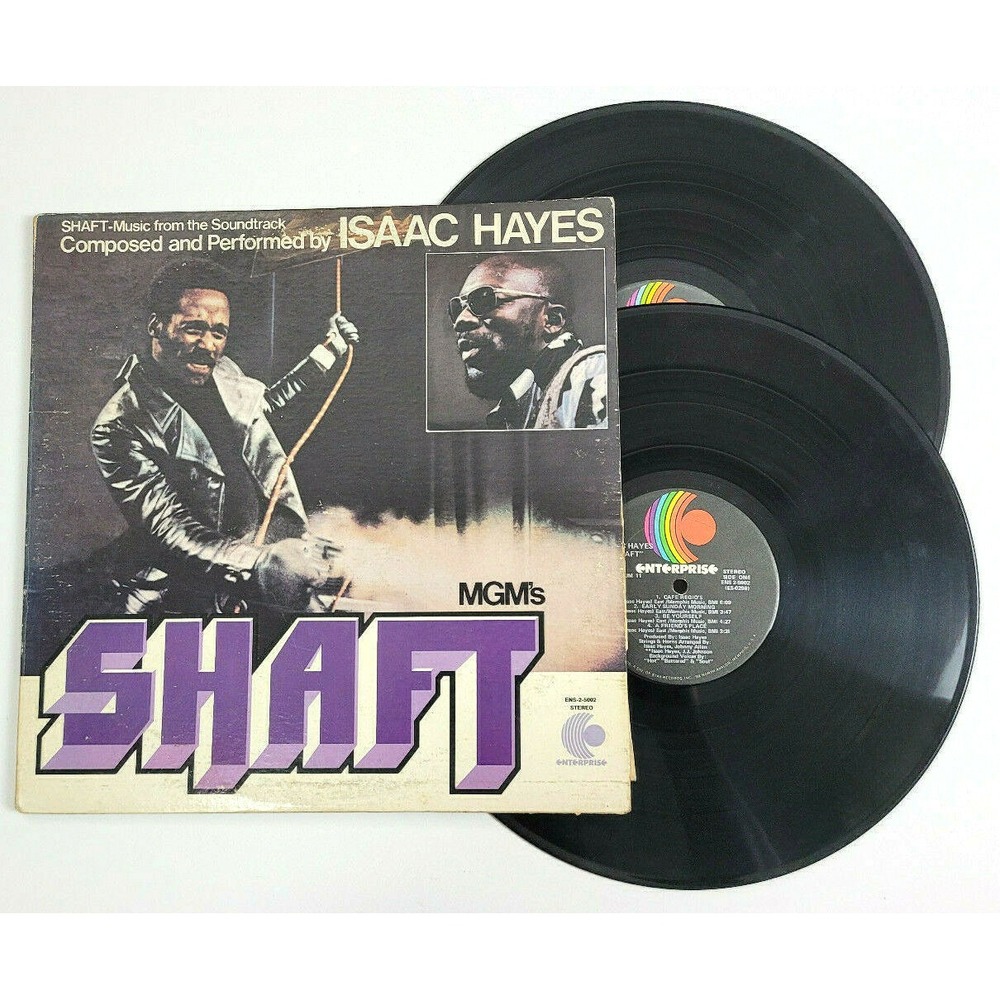 ISAAC HAYES - SHAFT - SOUL LP VG
